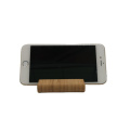 Custom  Laser Logo Bamboo Cell Phone  Holders  Mini Smart Phone Holder Wood Bamboo Mobile Phone Stand